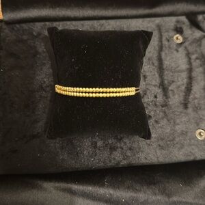 Italian 24 KT over Sterling Silver Elegant Gold Bracelet